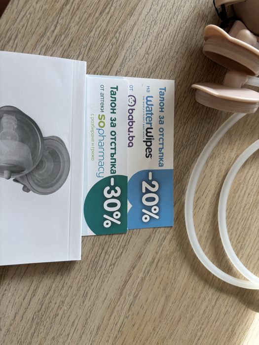 С гаранция! Двойна електрическа помпа за кърма Canool Milkshell