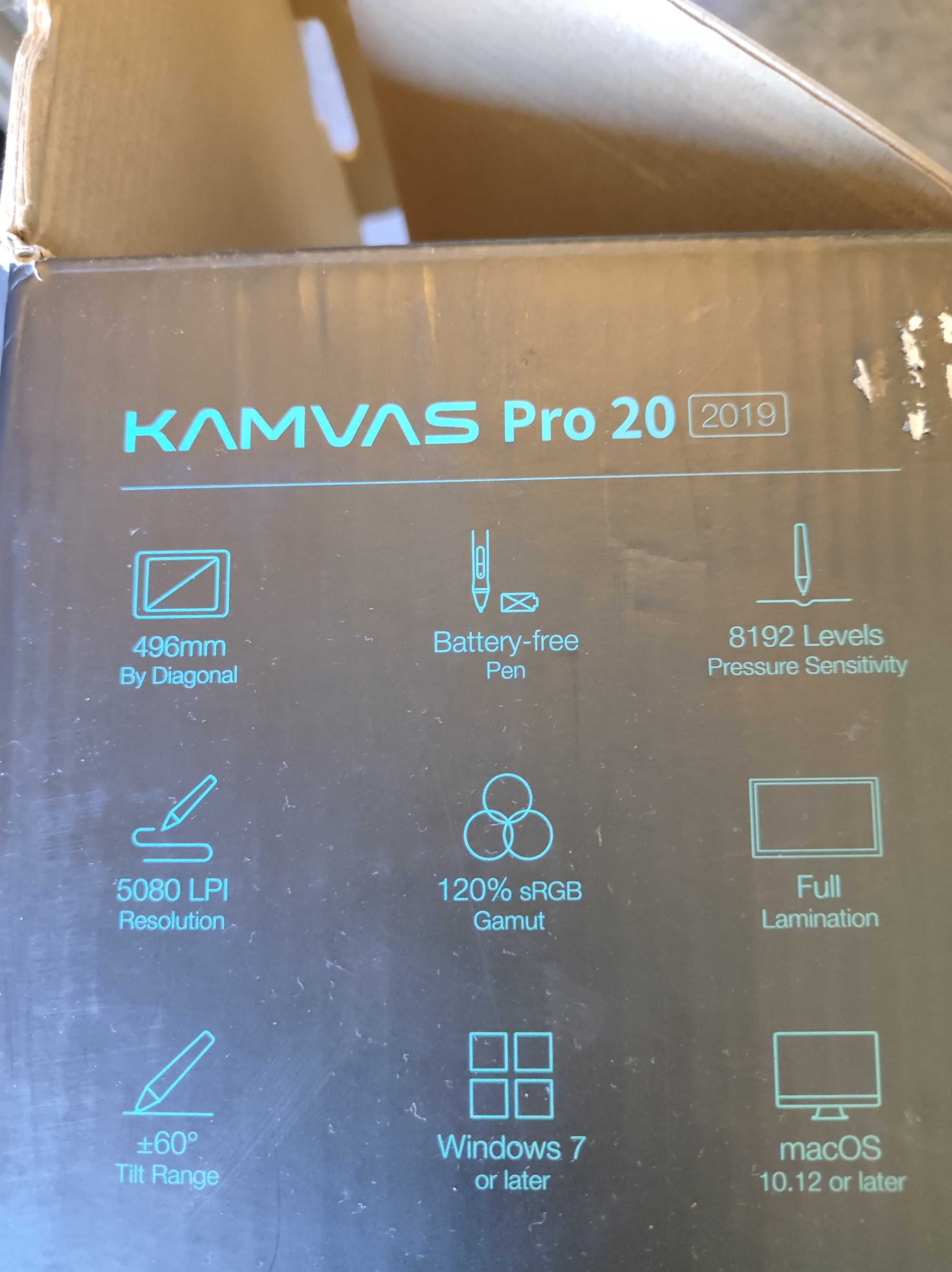 Tableta grafica Huion Kamvas Pro 20 2019