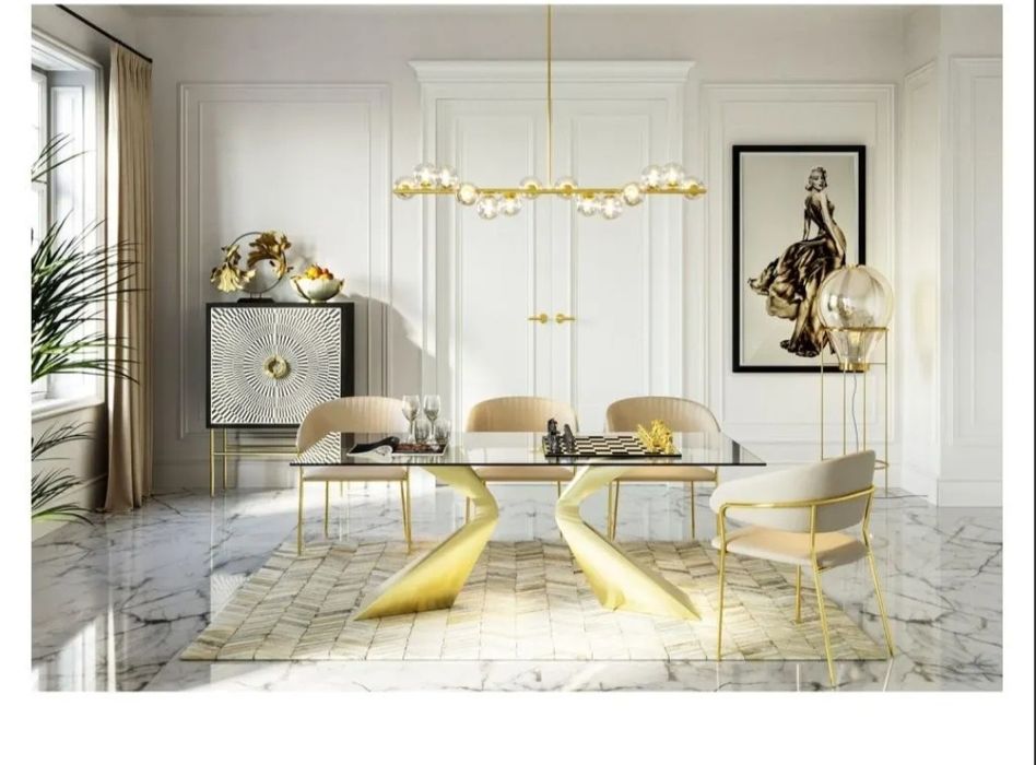 Vând Pendul scala balls auriu 150 cm