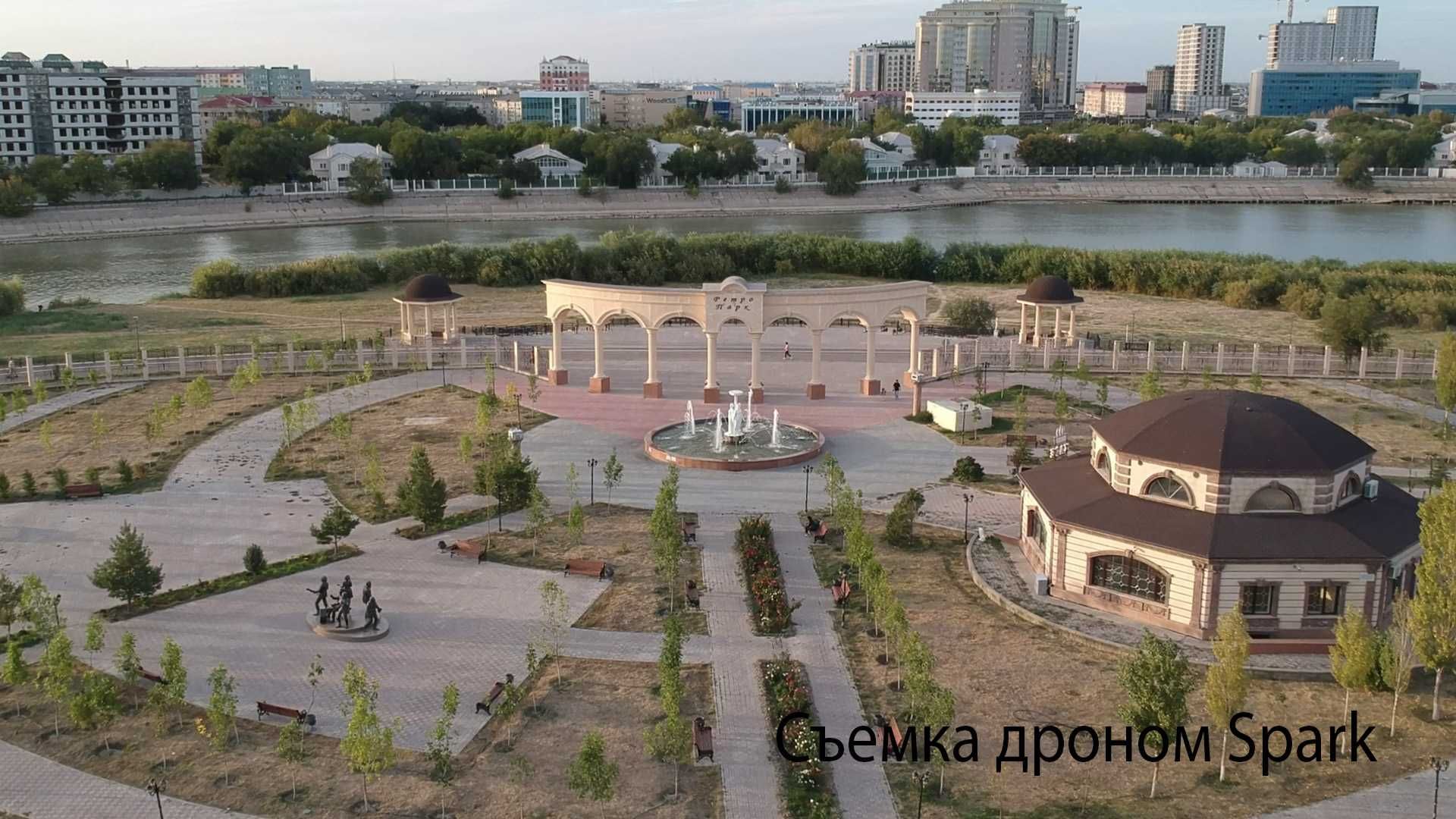 Квадрокоптер DJI Spark + телефон Huawei P smart (с программой дрона)