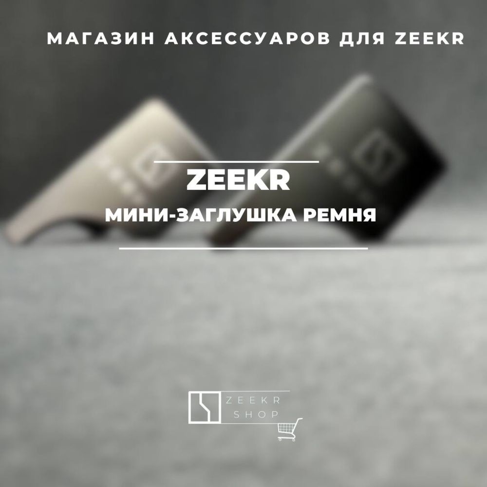 Мини-заглушка ремня для Zeekr от «ZeekrShop»