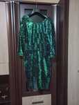 Rochie de seara cu paiete, cu captuseala, de la Reserved.
