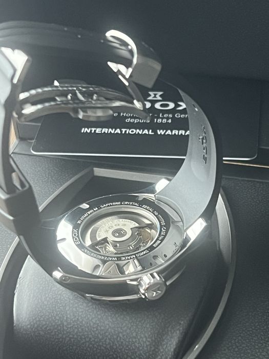 Vand ceas Edox Grand Ocean automatic, diver 300M, 44mm