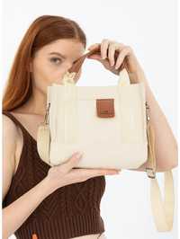 Платнена чанта с кръстосана каишка Mini The Tote Bag Чанта за ръка пре