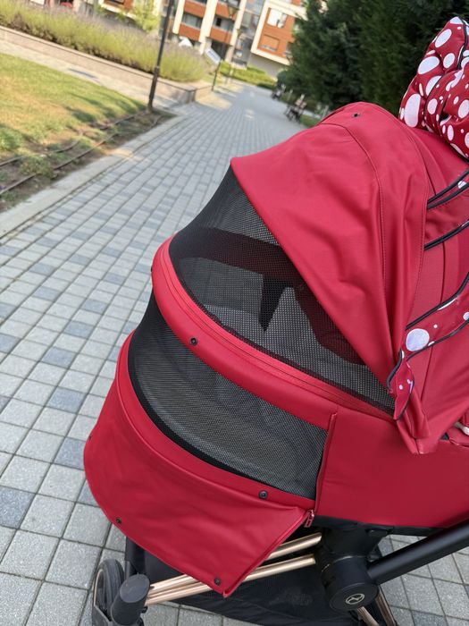 Cybex E-Priam petticoat , пълен комплект с електрическо шаси