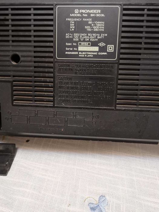 Radio caset PIONEER-SK-303L
