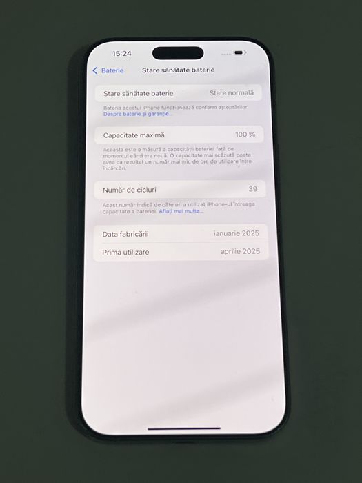 Iphone 16 pro max 256gb/100% baterie #21875