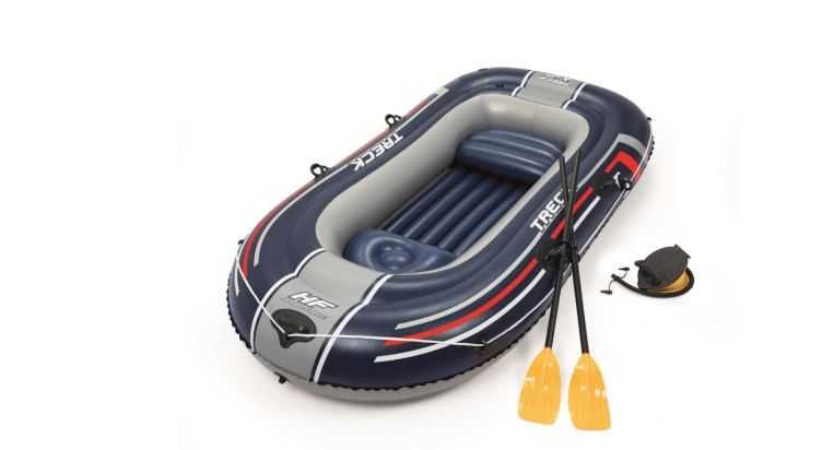 Надуваема лодка 61068 Bestway до 225 кг. 255 x 127 см с гребла и помпа