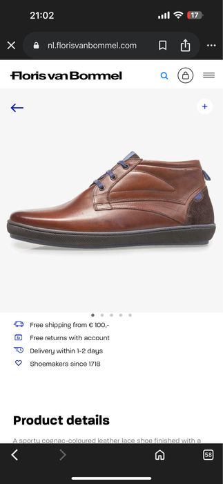 Обувки FLORIS VAN BOMMEL . Номер 46