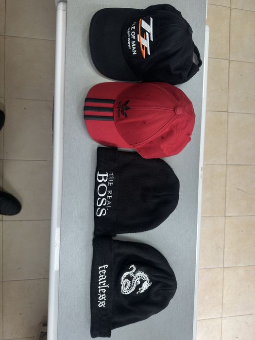 4 броя шапки нови