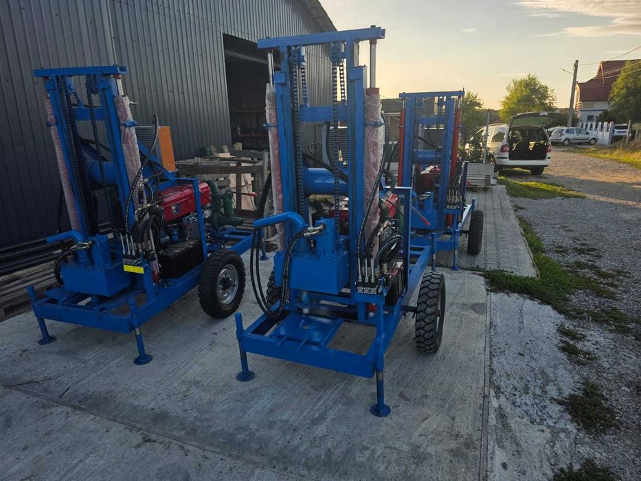 Utilaj Foraj DIESEL 32CP , Masina forat NOUA 100m prajina 5 sape !