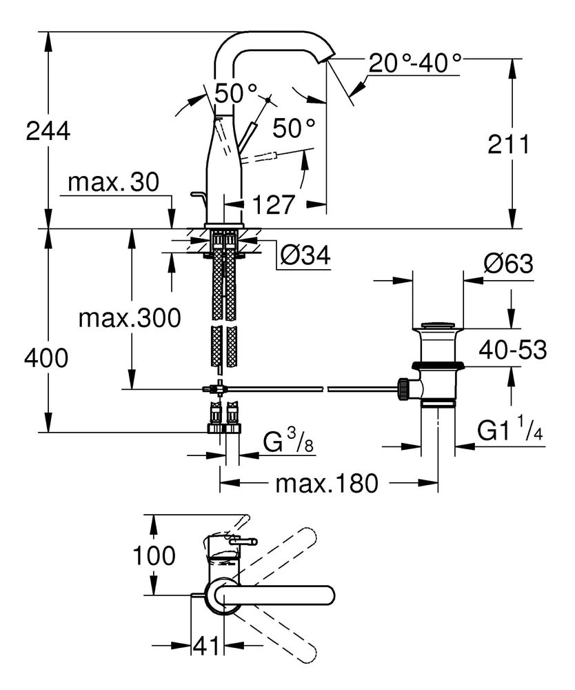 Смеситель GROHE