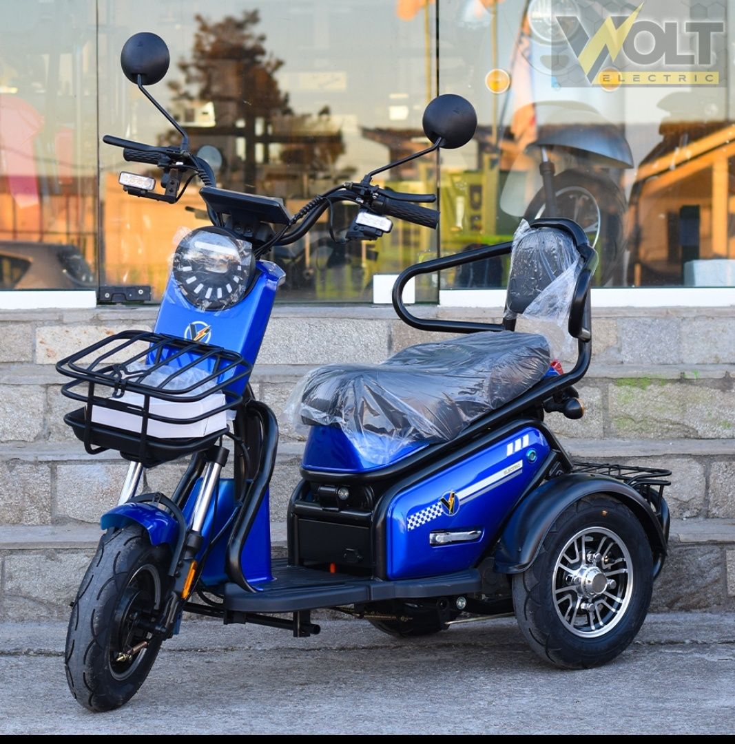 Електрическа триколка Volt Electric PUDDING PRO 1800W, двуместна, нови