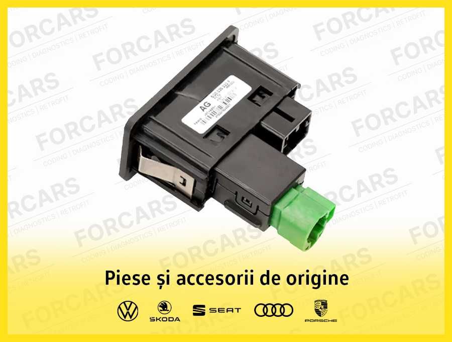 Mufă USB CarPlay App Connect Volkswagen Passat B8 Golf 7 5G0035222E