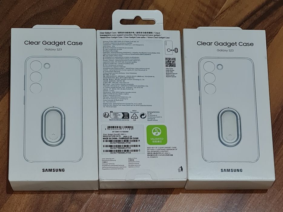 Husa originala Samsung Clear Gadget Case Galaxy S23 S911