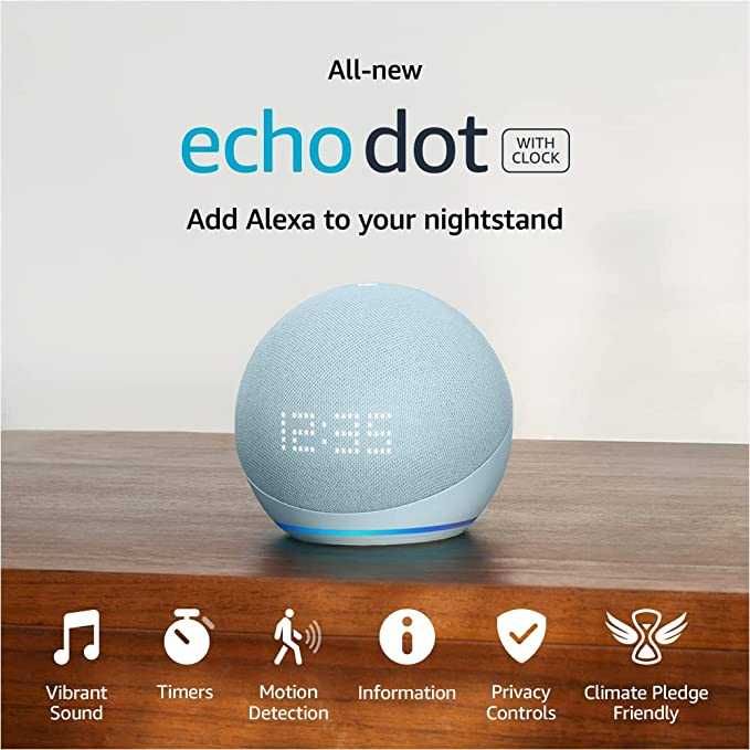 Boxa amazon Echo Dot 5th Gen cu si fara ceas