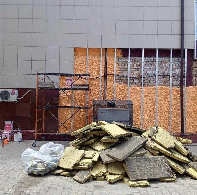 утепление домов пена