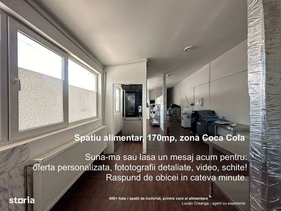 Spatiu alimentar, 170mp, zona Coca Cola