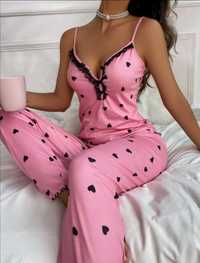 Стилна пижама от фин сатен