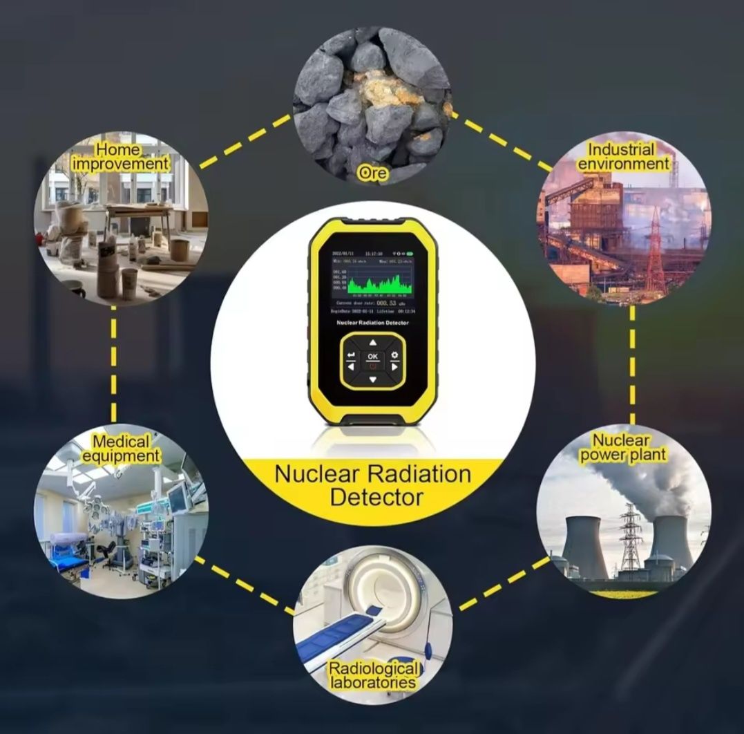 Detector radiatii nucleare, industriale, medicale, alimente. Nou