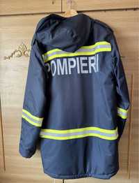 Costum izoterm iarna pompieri marimea 48 + tinuta scurta pompieri