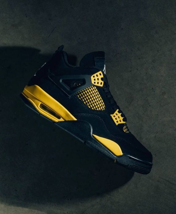 Air Jordan 4 Retro “Black/Yellow” маратонки 41-46 номер