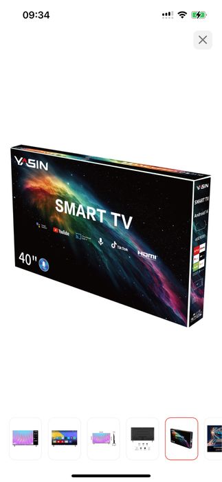 Новый смарт тв Yasin