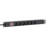 Priza rack PDU 6 porturi cu intrerupator si mufa pentru UPS