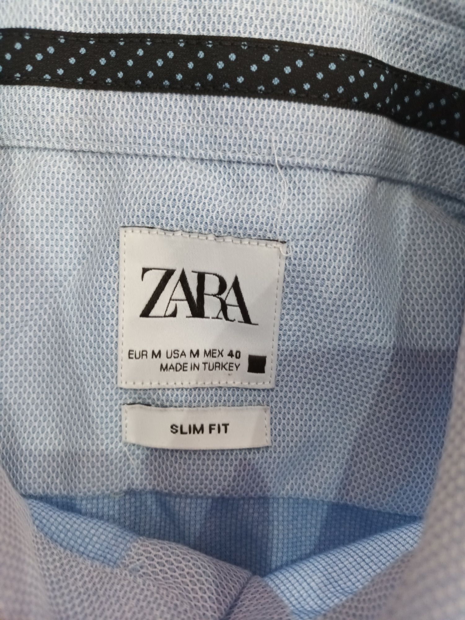 Мъжка риза с къс ръкав Zara