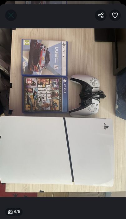 PlayStation 5 slim + волан logitech g29 със шифтър