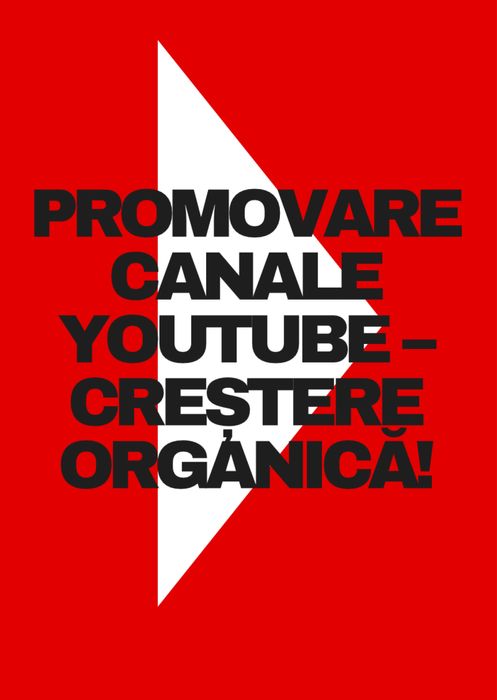 Promovare canale Youtube - crestere organica