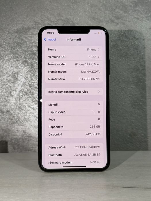 iPhone 11 pro max Pret 1150 lei