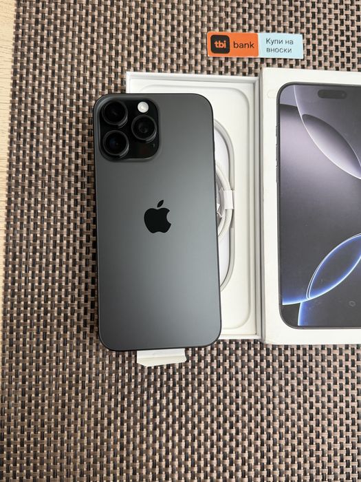 НОВ! 512Gb*ЛИЗИНГ* iPhone 16 Pro Max Black Titanium / Гаранция