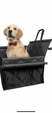Защитна aвтомобилна седалка тип кошница за транспортиране на кучета