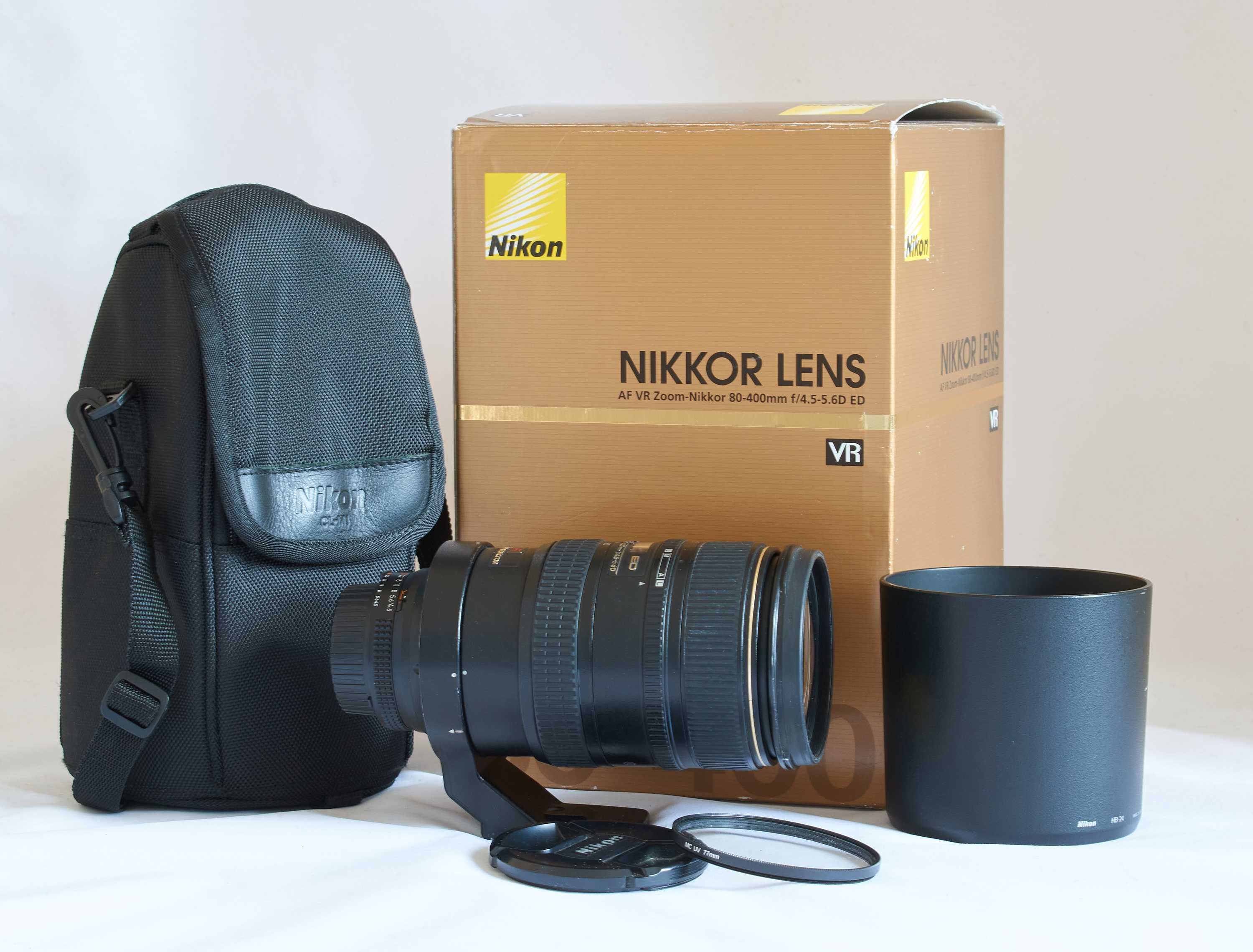Продам телеобъектив  AF NIKON 80-400mm f/4.5-5.6D ED VR