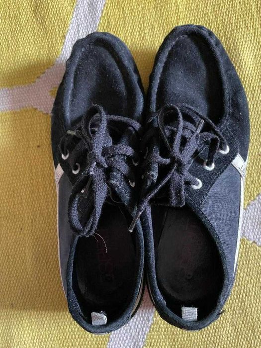 Mocasini piele intoarsa Esprit cu sirete mar.39