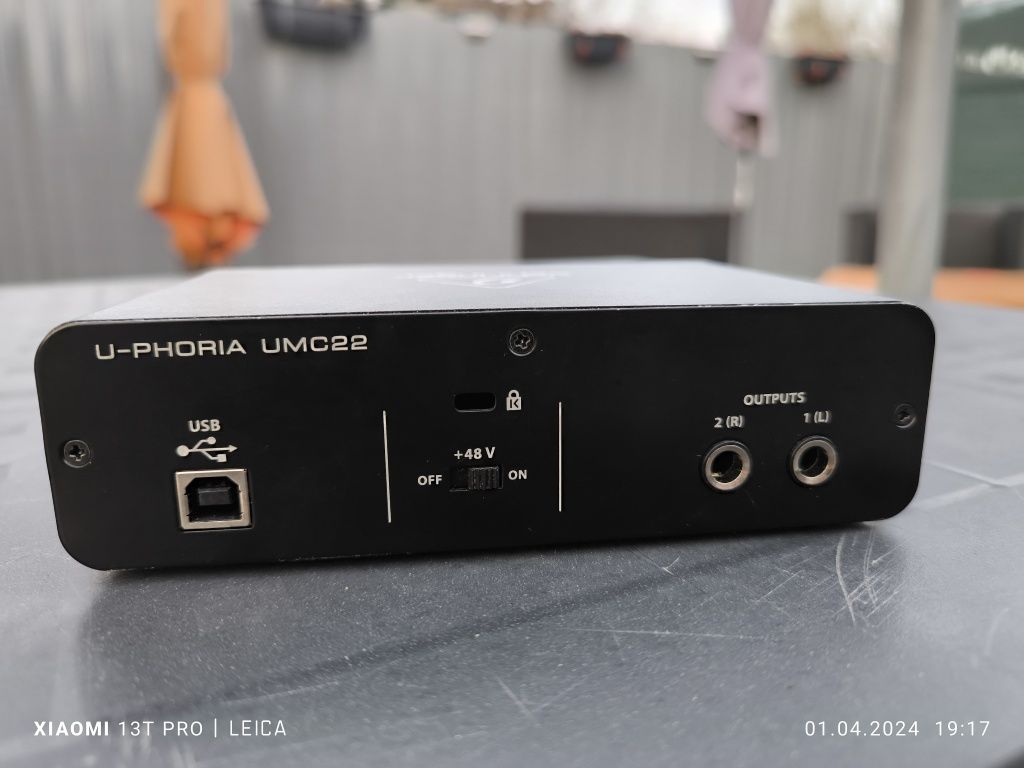 Interfata audio USB Behringer U-Phoria UMC22