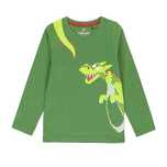Bluza cu maneca lunga, noua, din bumbac, ptr. baieti de la 3 la 10 ani