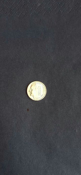 Монета 1 peseta Juan Carlos l España 2001 г.