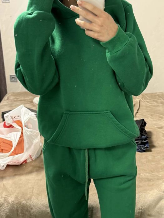 Дамски комплект (наситено зелено)