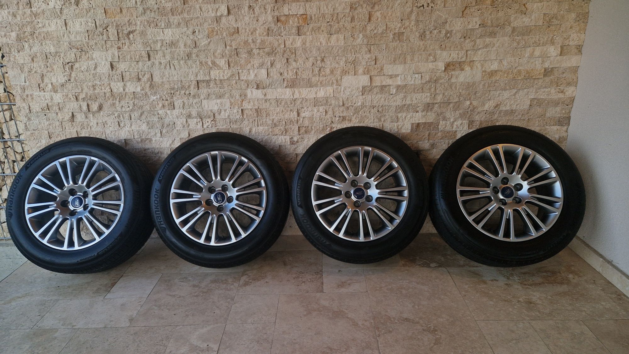 Jante aliaj originale Ford 5x108 R17 cu 235 55 17 roti kuga galaxy s m