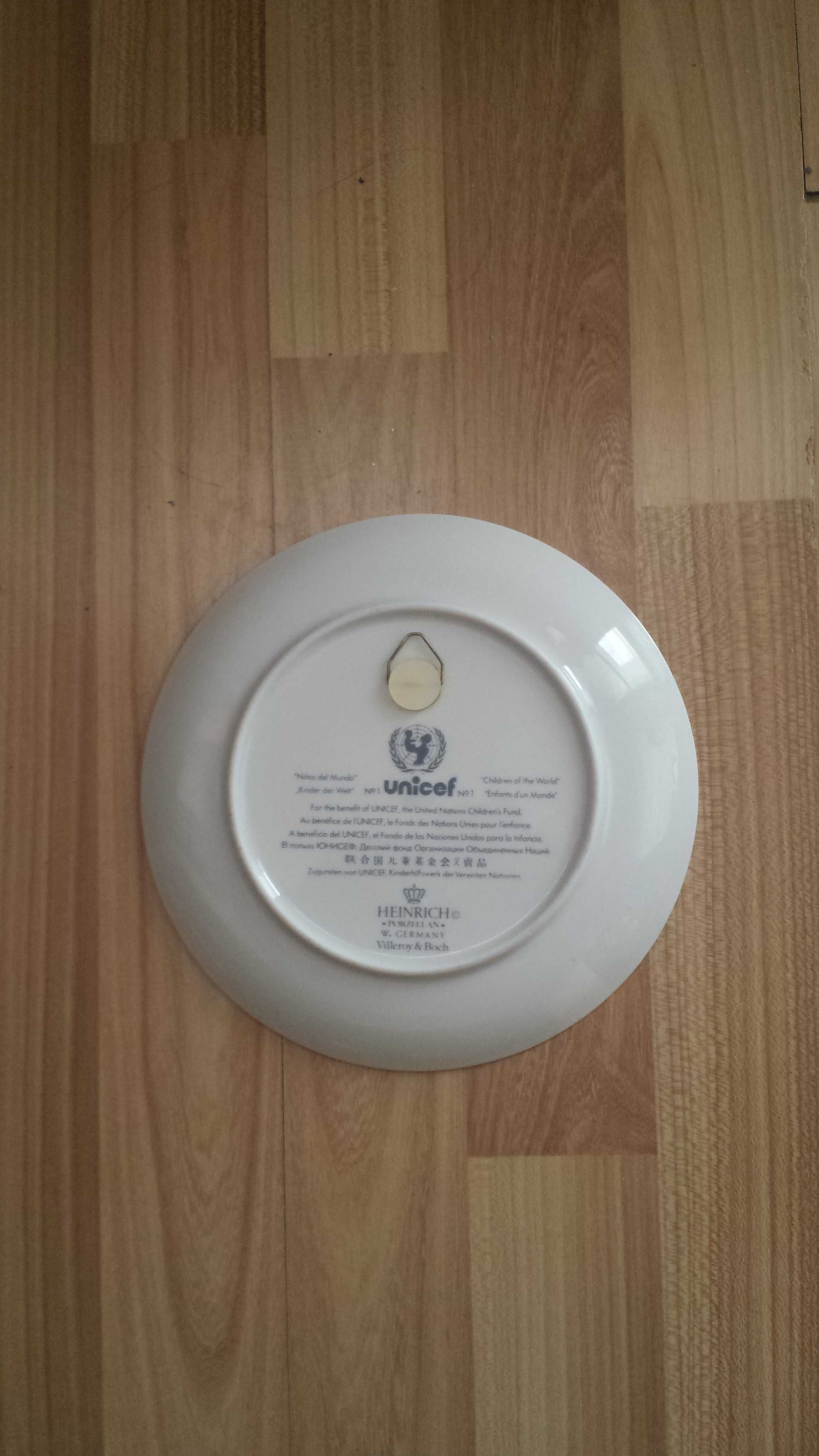 Колекционерска порцеланова чиния на Unicef (Children of Europe)