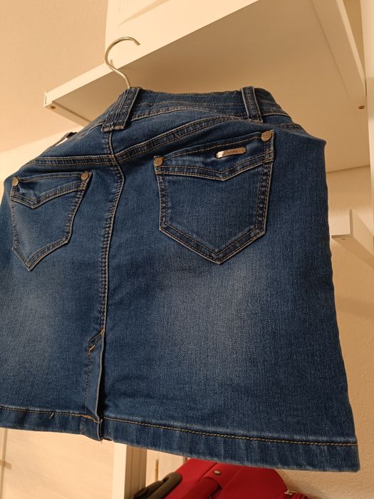 Fustă scurta de blugi
