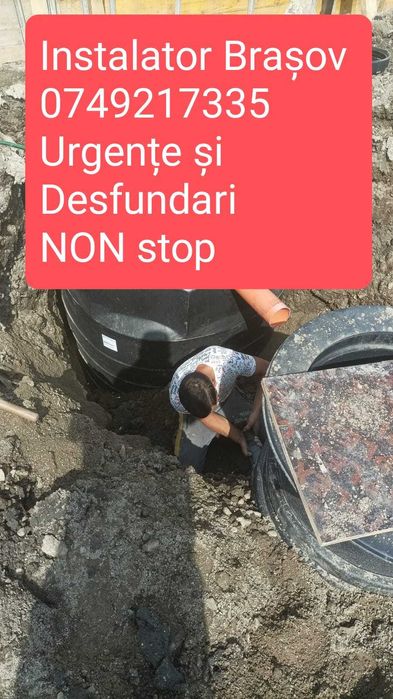 Instalator Brasov CENTRALE termice,sanitare,URGENTE si DESFUNDARI!!