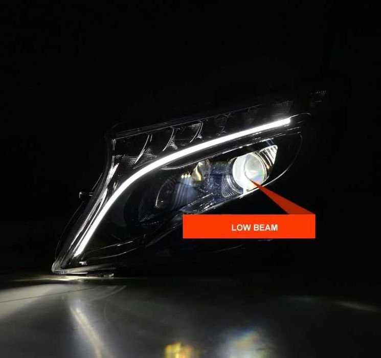 Faruri Full LED Mercedes V-Class W447 Vito (2014-2017) AMG Design