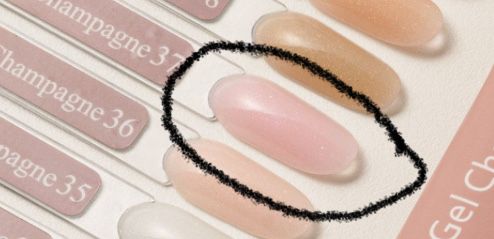 Polygel Champagne NailsUp