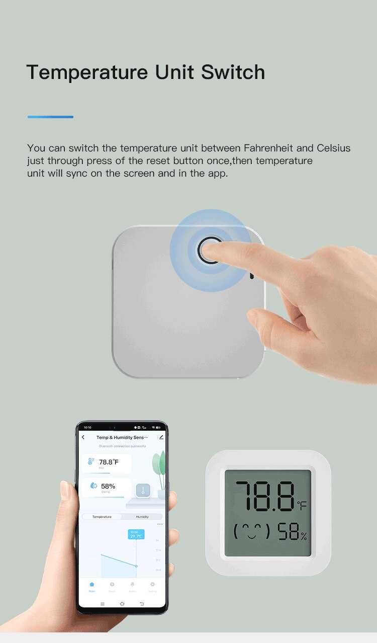 Senzor temperatura/umiditate bluetooth