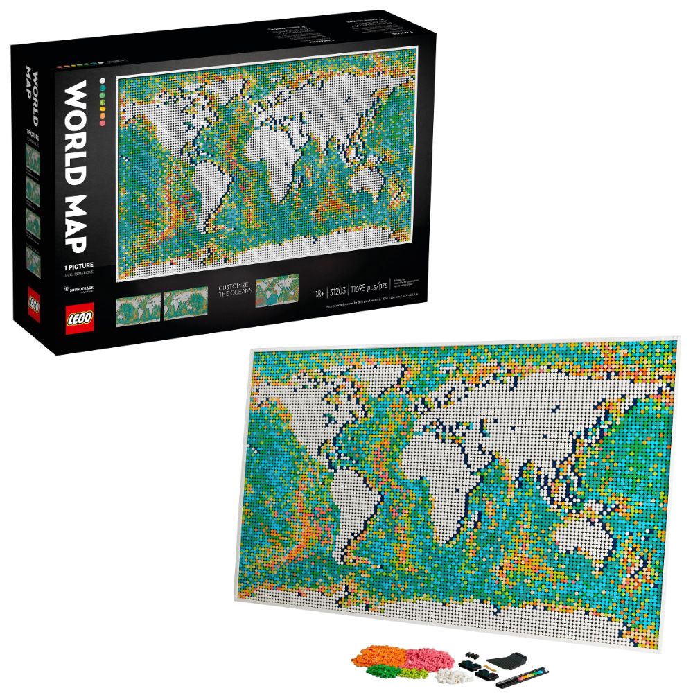LEGO® 31203 World map Карта на света