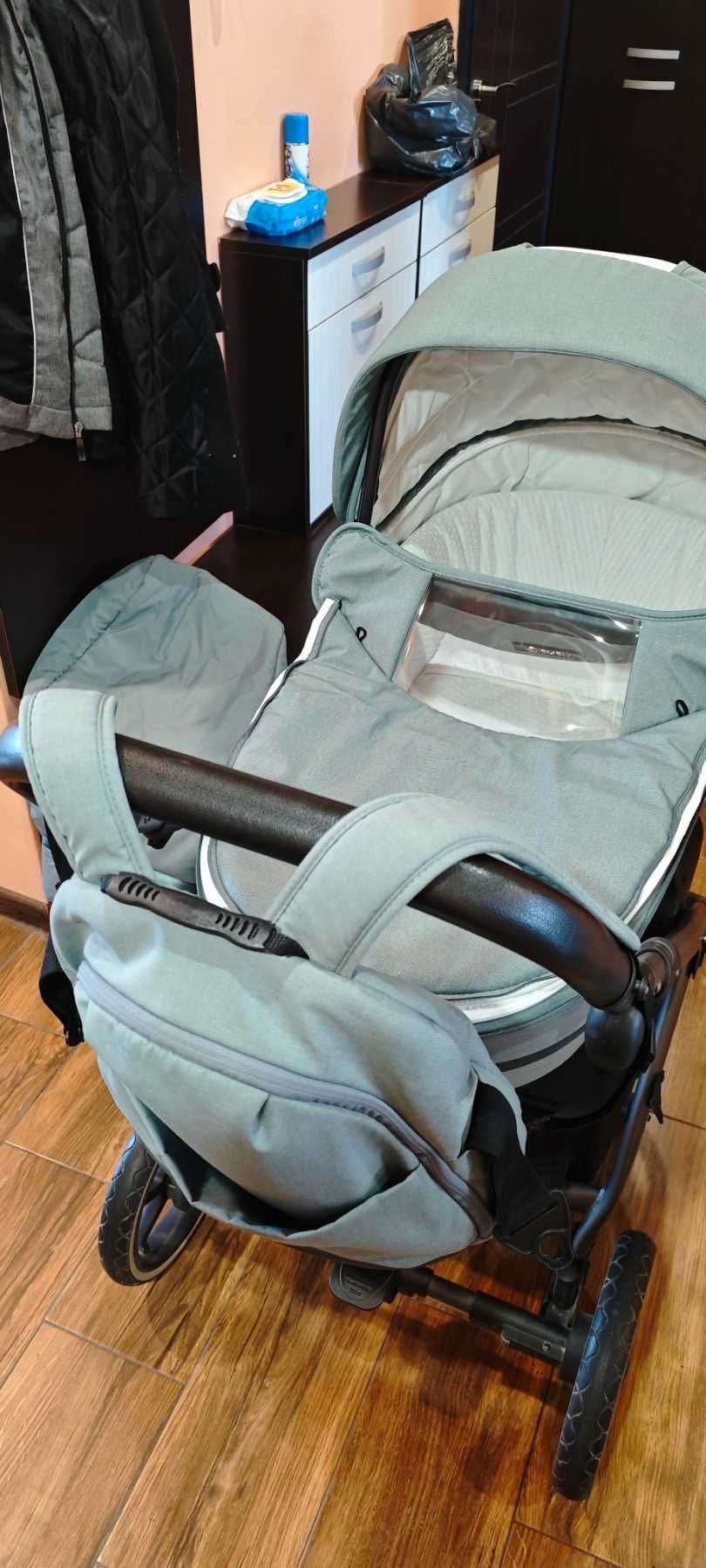 Бебешка количка Tutis Uno 3+, 2в1, 143 Menta