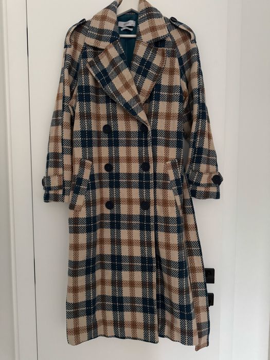 Дамско палто с принт Wool Blend